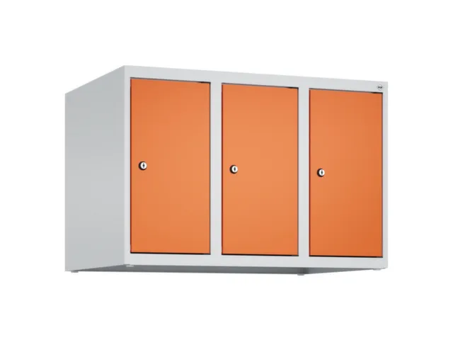 opzetkast,v. locker,3vak.,vak B 250mm,HxBxD 500x750x500mm,vleugeldeur