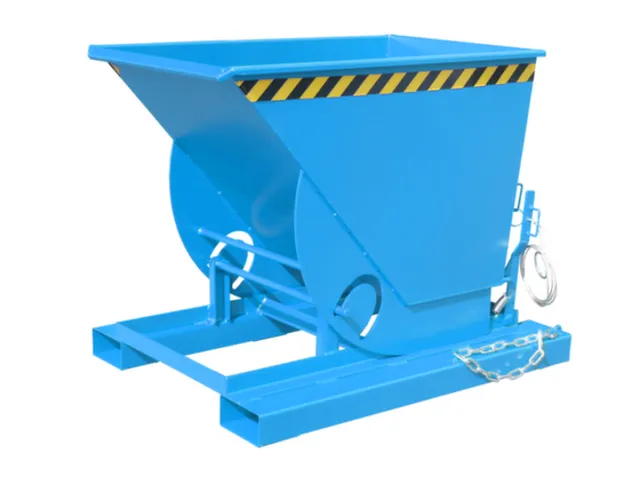 kiepbak,HxLxB 1070x1420x1008mm,0,5m³,draagverm. 1000kg,RAL 5012