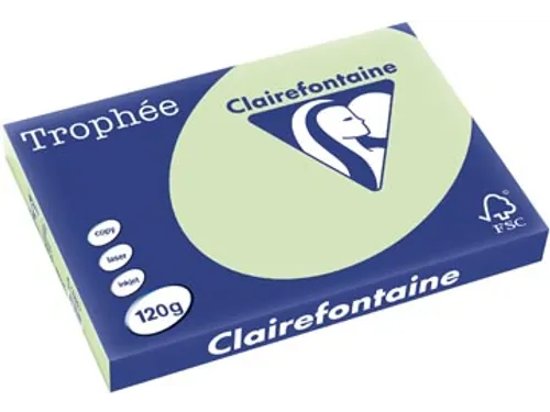 Trophée Pastel gekleurd papier A3 120 gram 250vel Golfgroen