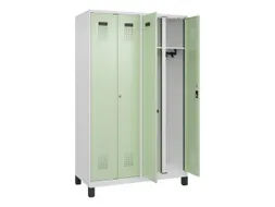 locker voor scheiding van kleding,HxBxD 1950x1200x500mm,4vak