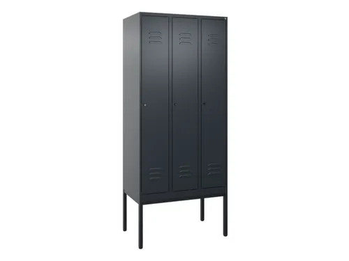 locker voor scheiding van kleding,HxBxD 2120x900x500mm,3vak