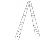 veiligheidsladder,beide zijden,2x6treden m. R13-laag,balk L 1,7m