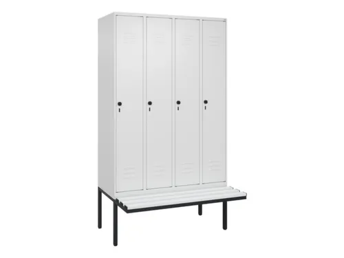locker voor scheiding van kleding,HxBxD 2120x1200x815mm,4vak