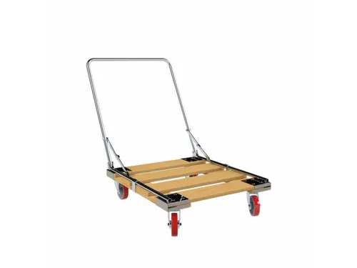 laadbord,draagverm. 500kg,LxB 660x815mm,duwbeugel