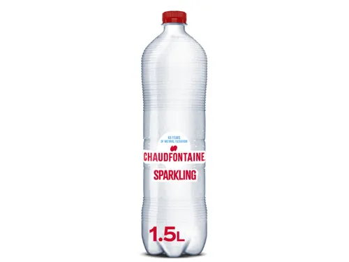 Chaudfontaine bruisend natuurlijk mineraalwater rood petles 1500ml