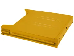 wandsorteerder,opbergvak,v. 34,HxBxD 42x262x302mm,plank(en) ABS,geel