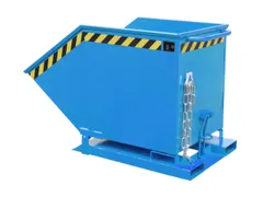 Kiepbak Staalplaat 910x840x1390mm Inh. 0.60m³ 300kg Blauw