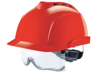 MSA V-Gard 930 geventileerde veiligheidshelm Rood - 1