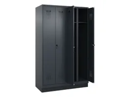 locker voor scheiding van kleding,HxBxD 1950x1200x500mm,4vak