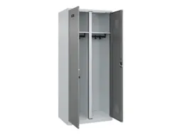 locker voor scheiding van kleding,HxBxD 1850x800x500mm,2vak
