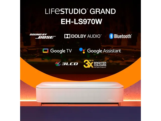 Epson Lifestudio Grand Plus EH-LS970W 4K Laser Beamer 4000 Lumen