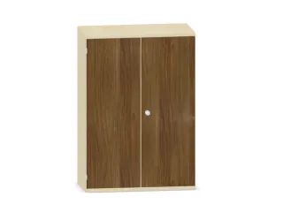 kantoorkast,HxBxD 1150x800x430mm,decor romp esdoorn,decor front noten - 1