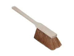 handveger,met kokosharen,hout-steel L 430mm,hout