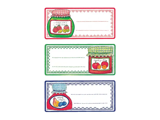 Keuken Etiket Herma 3766 Weckpot 4 vel/ 12 etiketten