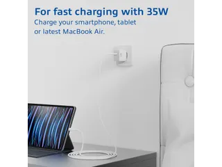 Oplader ACT 35w 1-poort usb c wit - 7