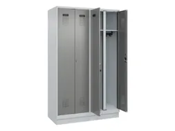 locker voor scheiding van kleding,HxBxD 1950x1200x500mm,4vak