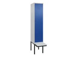 locker voor scheiding van kleding,HxBxD 2120x400x815mm,1vak