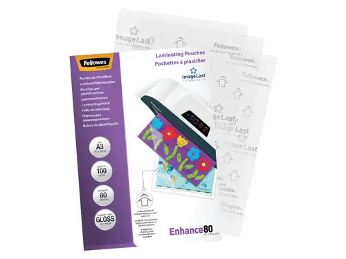 Lamineerhoes Fellowes A3 80 micron Glanzend