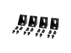 APC Netshelter GANGINSLUITING, HAAKSE CONNECTORBEUGEL, SET VAN 4, ZWAR