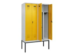 PBM-locker,HxBxD 2120x1200x500mm,4vak,vak B 300mm,draaigrendel