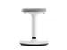tabouret pivotant assise assise tissu gris assise H 500-750mm