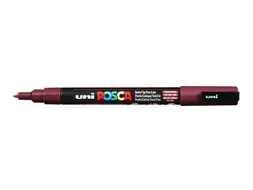 Verfstift Posca PC3M Fijne punt 0,9-1,3mm Wijnrood