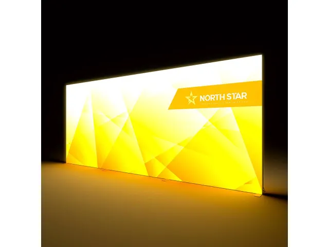 Brightbox Pro Flex Wand 600x250 cm LED-verlichte beurswand