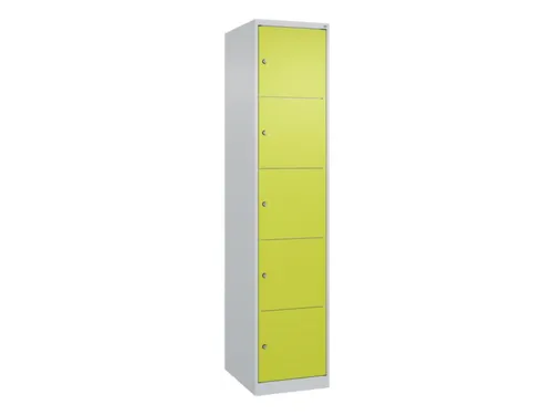 lockerkast,HxBxD 1850x400x500mm,1x5vakken,vak B 400mm,cil.-slot