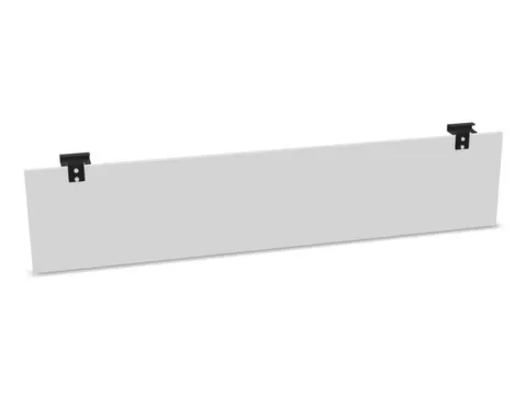 paneel voor knieën,v. in hgte. verst. bureau,B 1600mm,Bl-wit