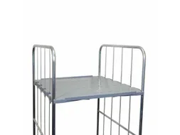 hygiënisch legbord,v. Gaasbox BxD 710x762mm,draagverm. 150kg,HDPE