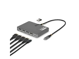 USB-C naar Quad-Monitor Adapter 4K 60Hz DisplayPort