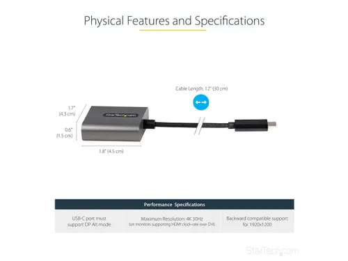 USB C naar DVI Adapter 1920x1200p USB-C naar DVI-D Adapter Dongle