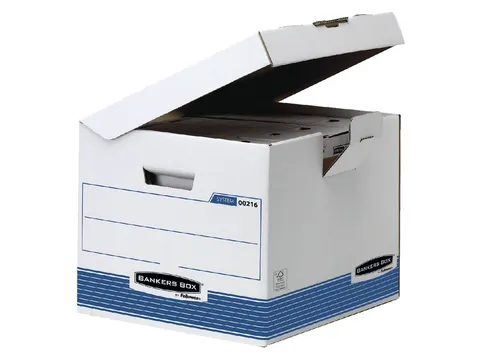 Opbergdoos R-kive Prima Flip Top Kubus Blauw 350x293x370mm