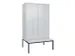 locker voor scheiding van kleding,HxBxD 2120x1200x815mm,4vak