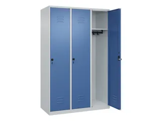 locker,HxBxD 1850x1200x500mm,3vak,vak B 400mm,draaigrendel - 2