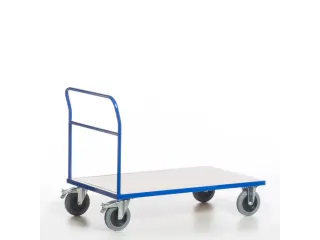 duwbeugelwagen,draagverm. 500kg,laadvl. LxB 1200x800mm,houtplaat - 12
