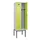 locker voor scheiding van kleding,HxBxD 2120x600x500mm,2vak