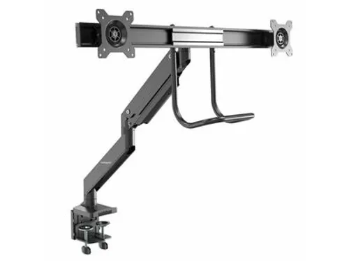 Heavy duty monitor arm voor 2 schermen verstelbare dual monitor beugel