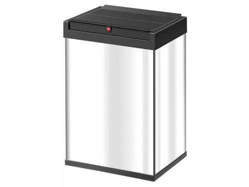 Afvalbak 40 Liter Big-box Swing Rvs Zwart