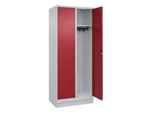 locker,HxBxD 1950x800x500mm,2vak,vak B 400mm,cil.-slot,sokkel