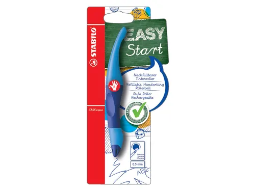Rollerpen Stabilo Easy Original Rechts Lblauw/dblauw 0.5mm