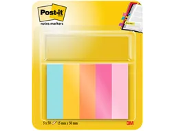 Markeerstrook Post-it 670 15x50mm Beachside 5 stuks