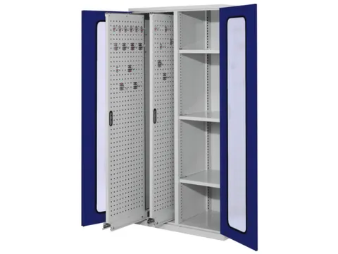 Verticale Uitschuifkast Venster 1950x1000x600mm 2legborden Ral5010