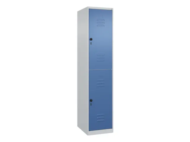 dubbeldekse locker,HxBxD 1850x400x500mm,1x2vak.,vak B 400mm