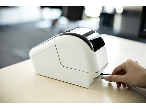 Brother QL-810Wc Labelprinter WiFi USB Zwart/Rood