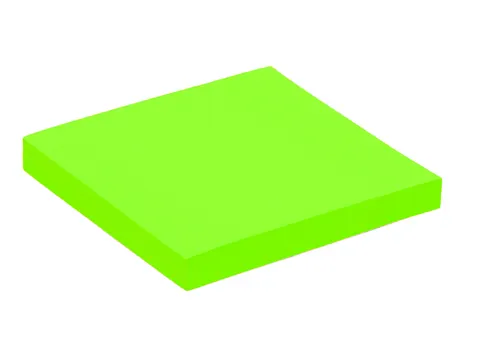 Memoblok Quantore 76x76mm neon groen
