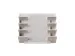 MATTE Glasbord markerhouder magnetisch voor 4 markers Warm Grey