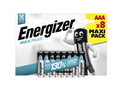 Batterij Energizer Max Plus 8x AAA alkaline