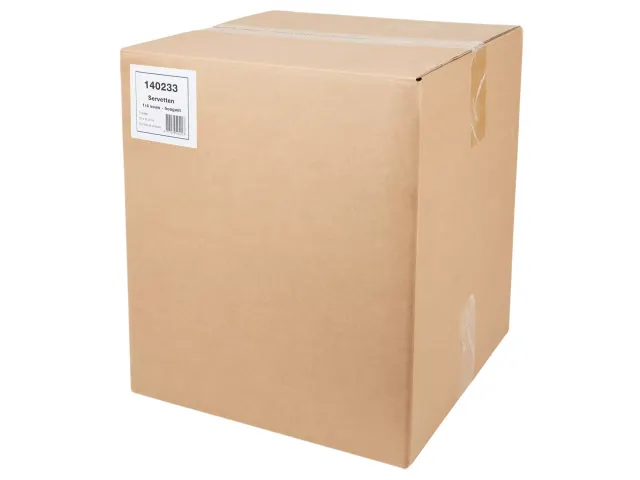Servetten 140233 1/4 fold Hoogwit 1-laags