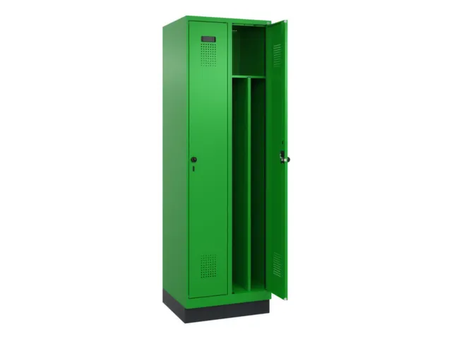 locker voor scheiding van kleding,HxBxD 1950x600x500mm,2vak